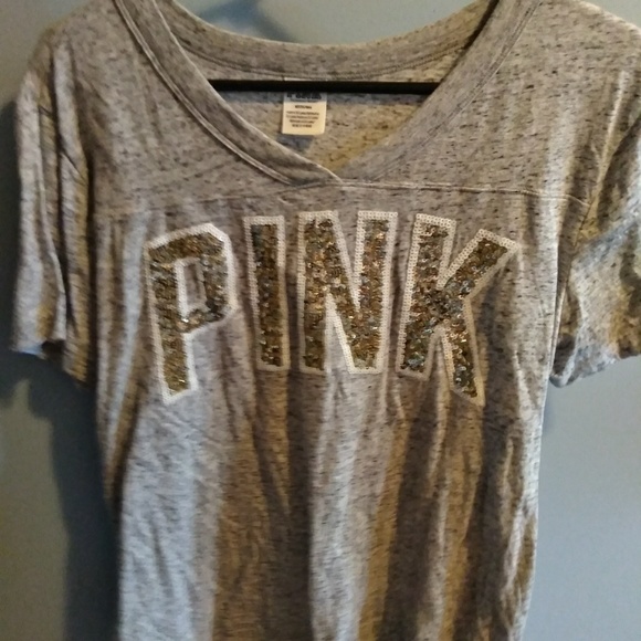 PINK Victoria's Secret Tops - Vs pink campus tee medium PINK Victoria's Secret Tops - Vs pink campus tee medium